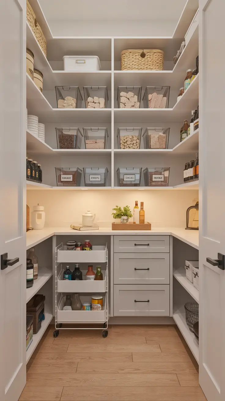 Narrow Walk-In Pantry Ideas: Smart Layouts, Shelving & Design Tips