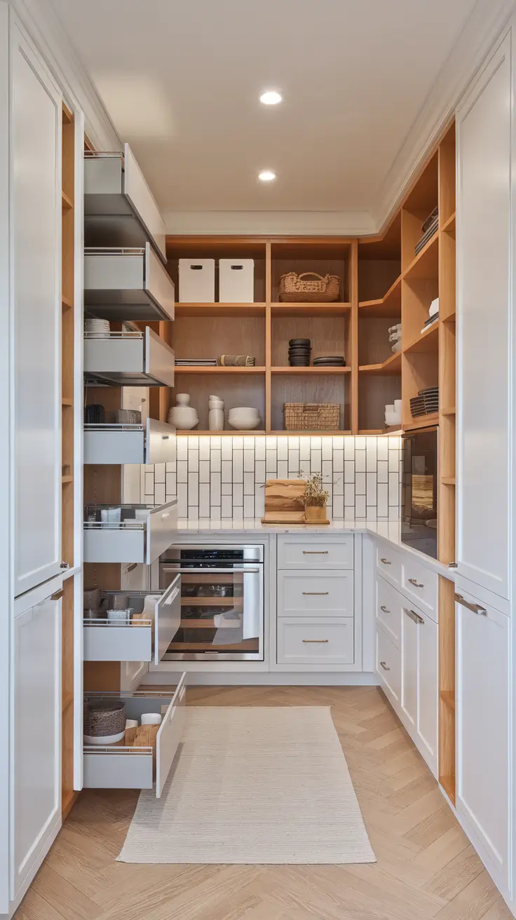 Narrow Walk-In Pantry Ideas: Smart Layouts, Shelving & Design Tips