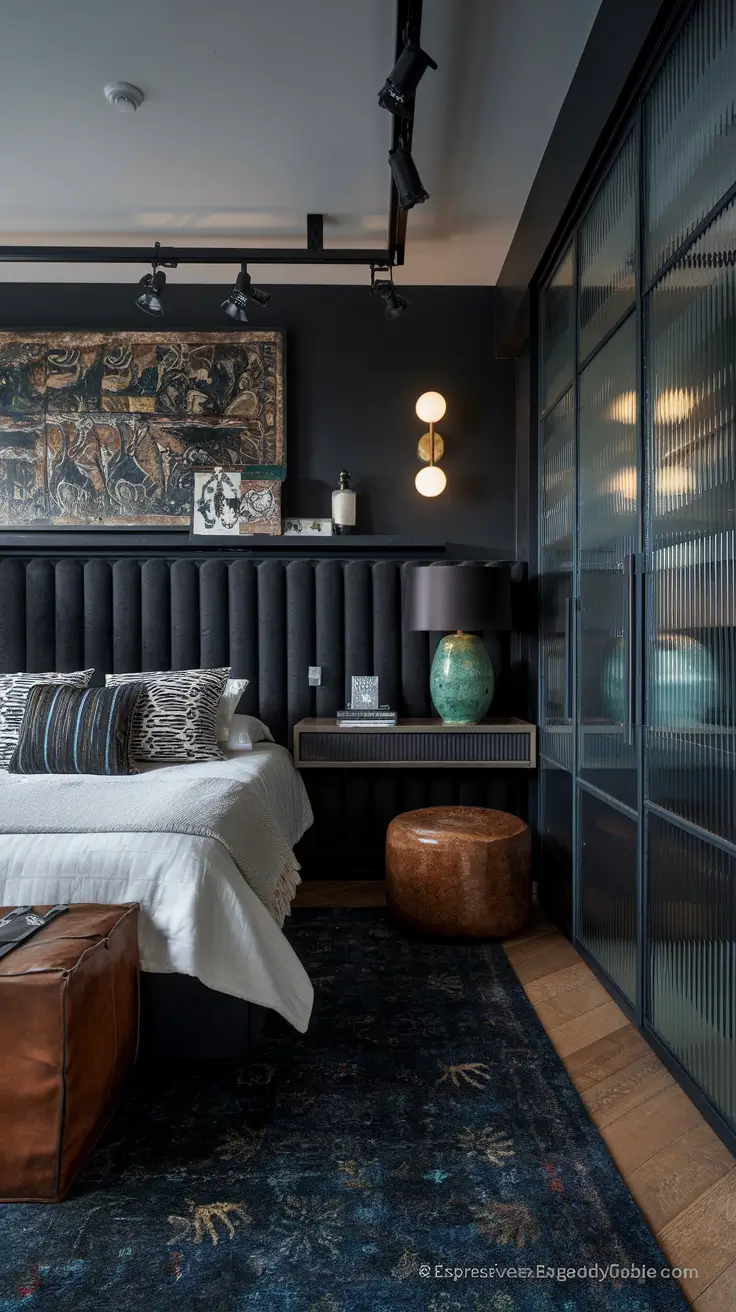 Eclectic Moody Bedroom