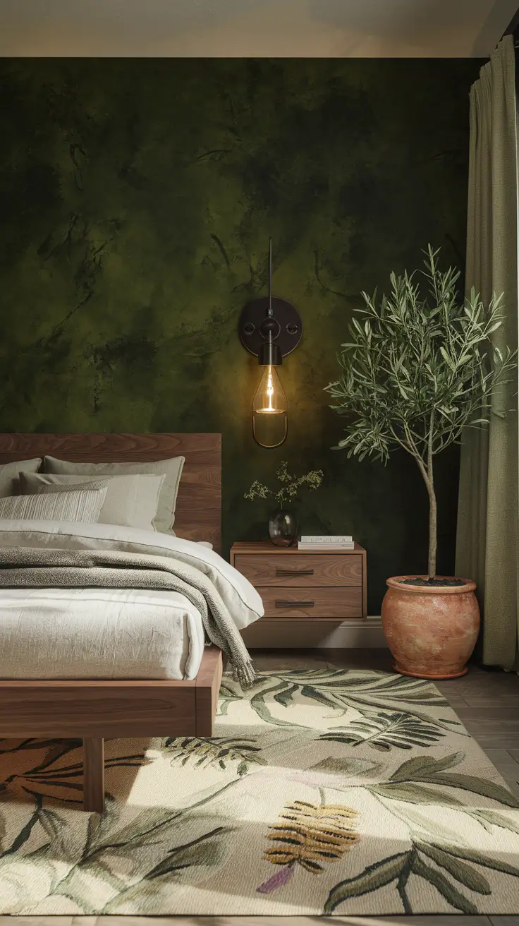Botanical Moody Bedroom
