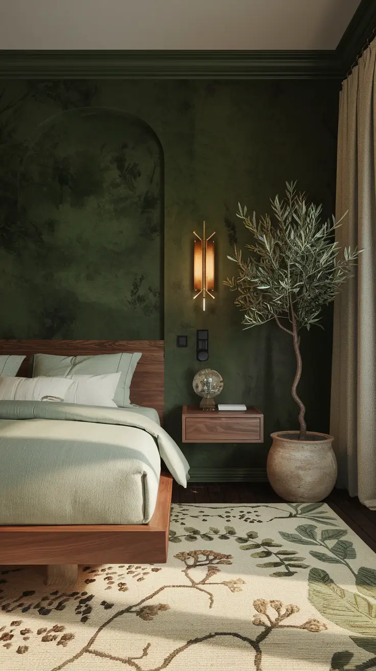 Botanical Moody Bedroom