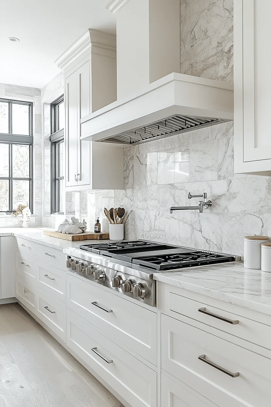 stone backsplash kitchen