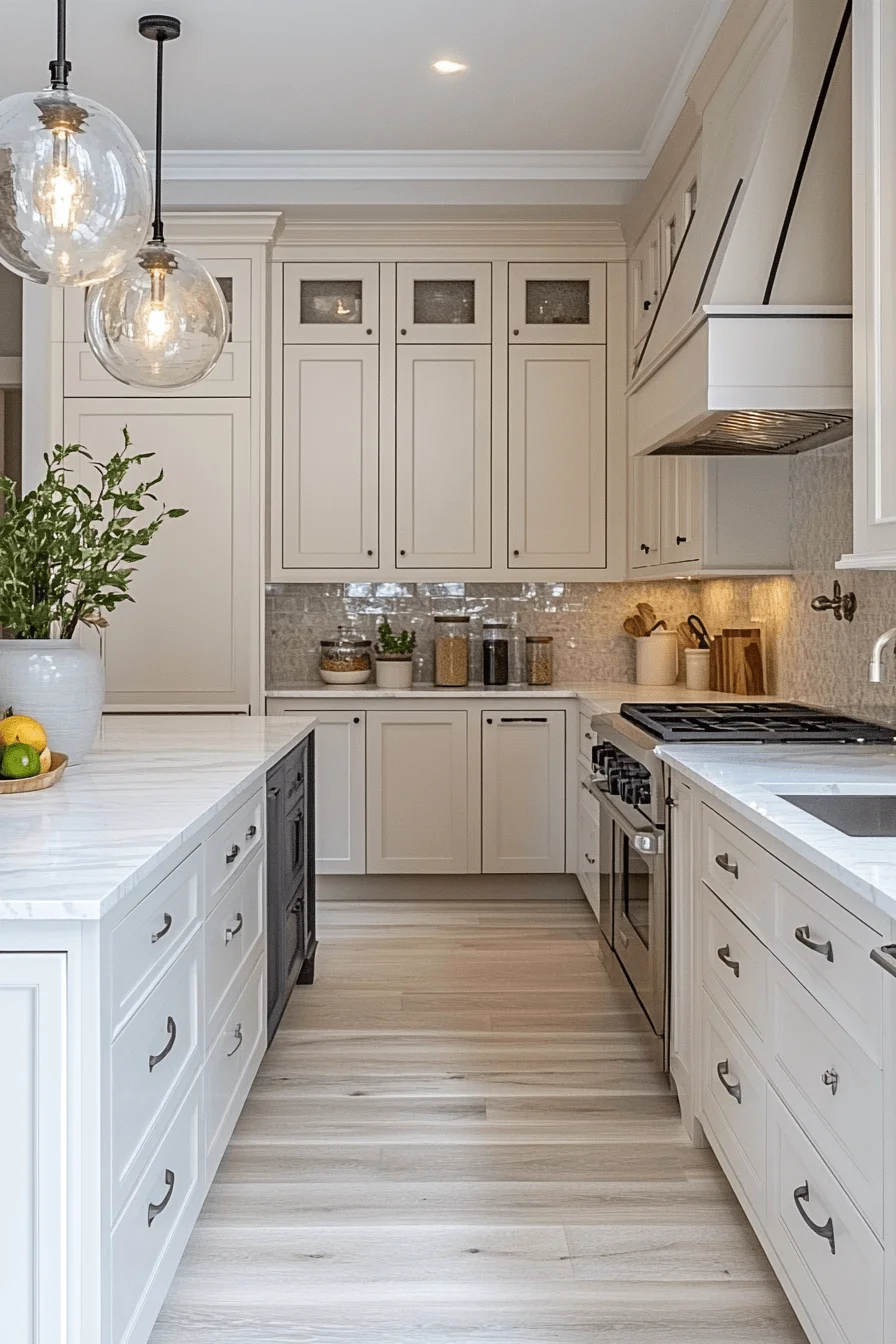 antique white kitchen cabinets