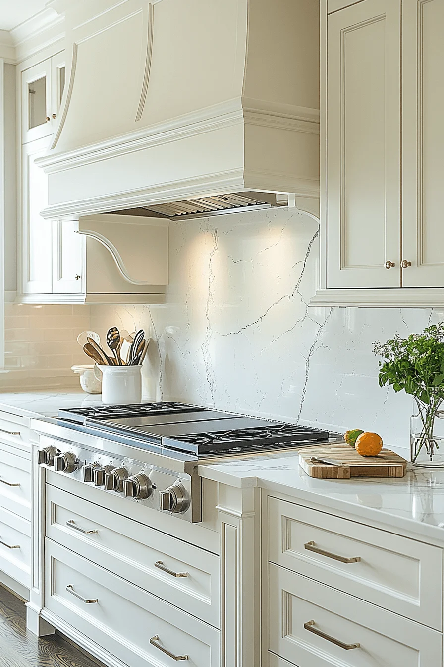 antique white kitchen cabinets