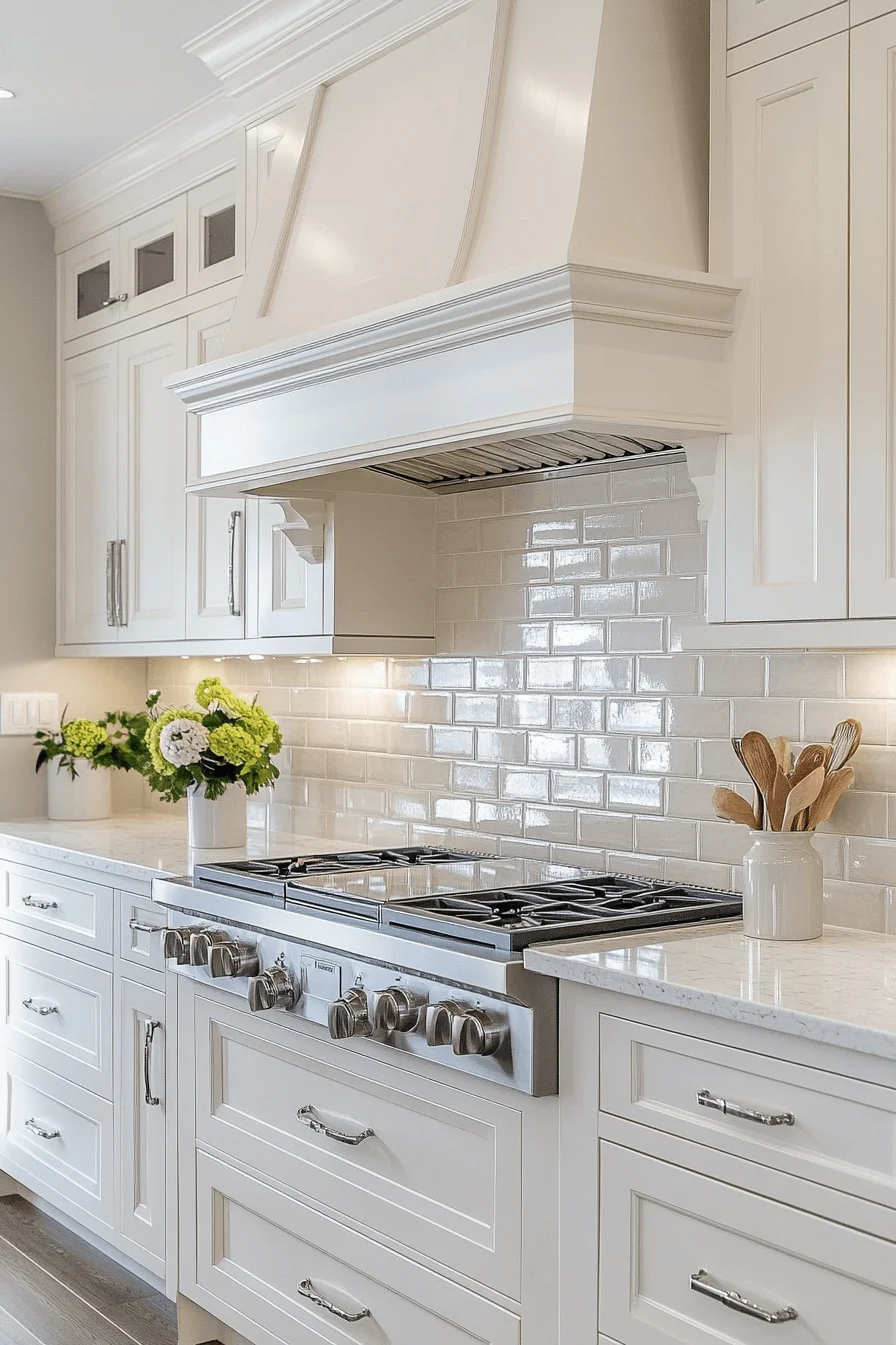 antique white kitchen cabinets