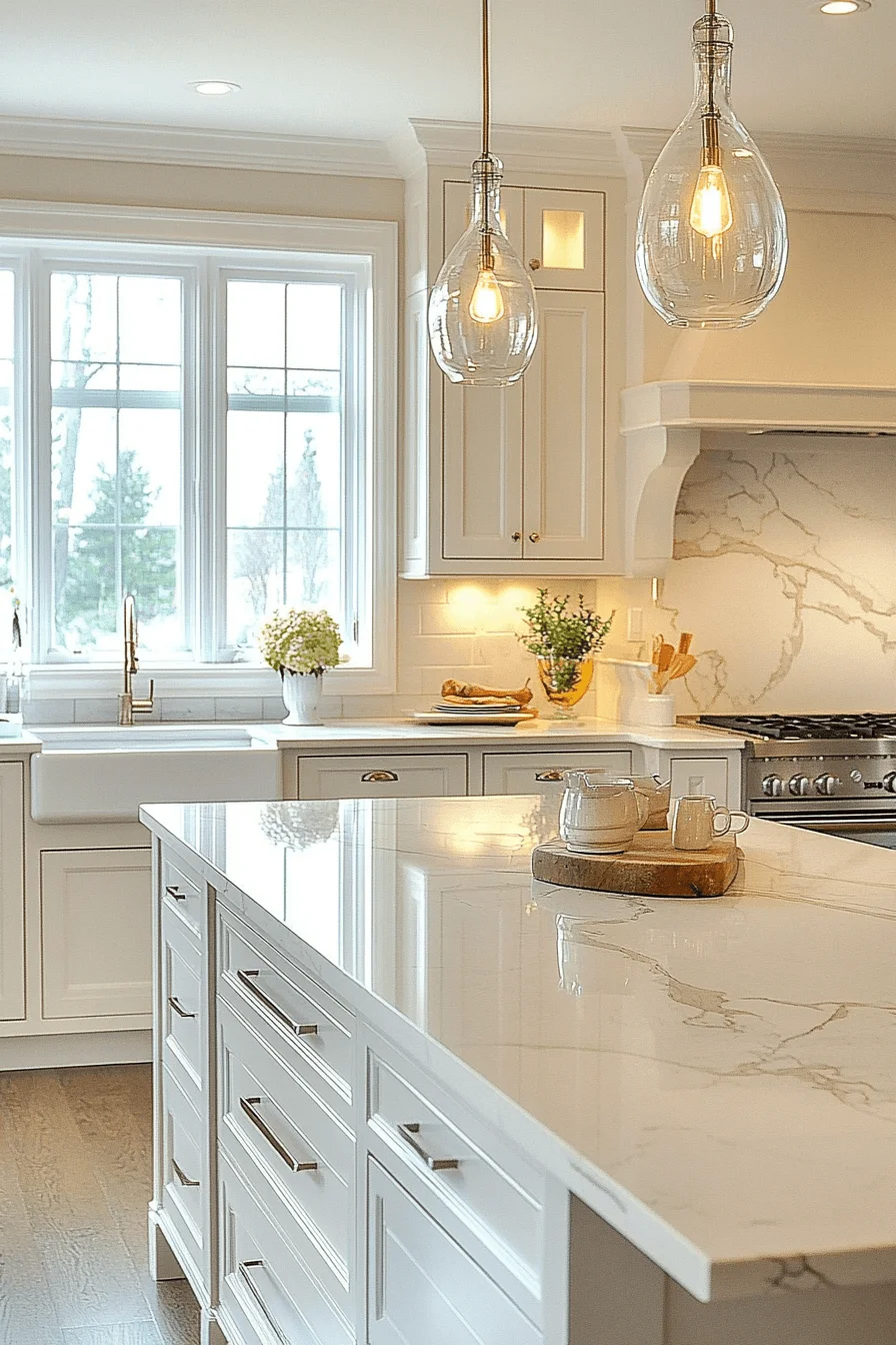 antique white kitchen cabinets