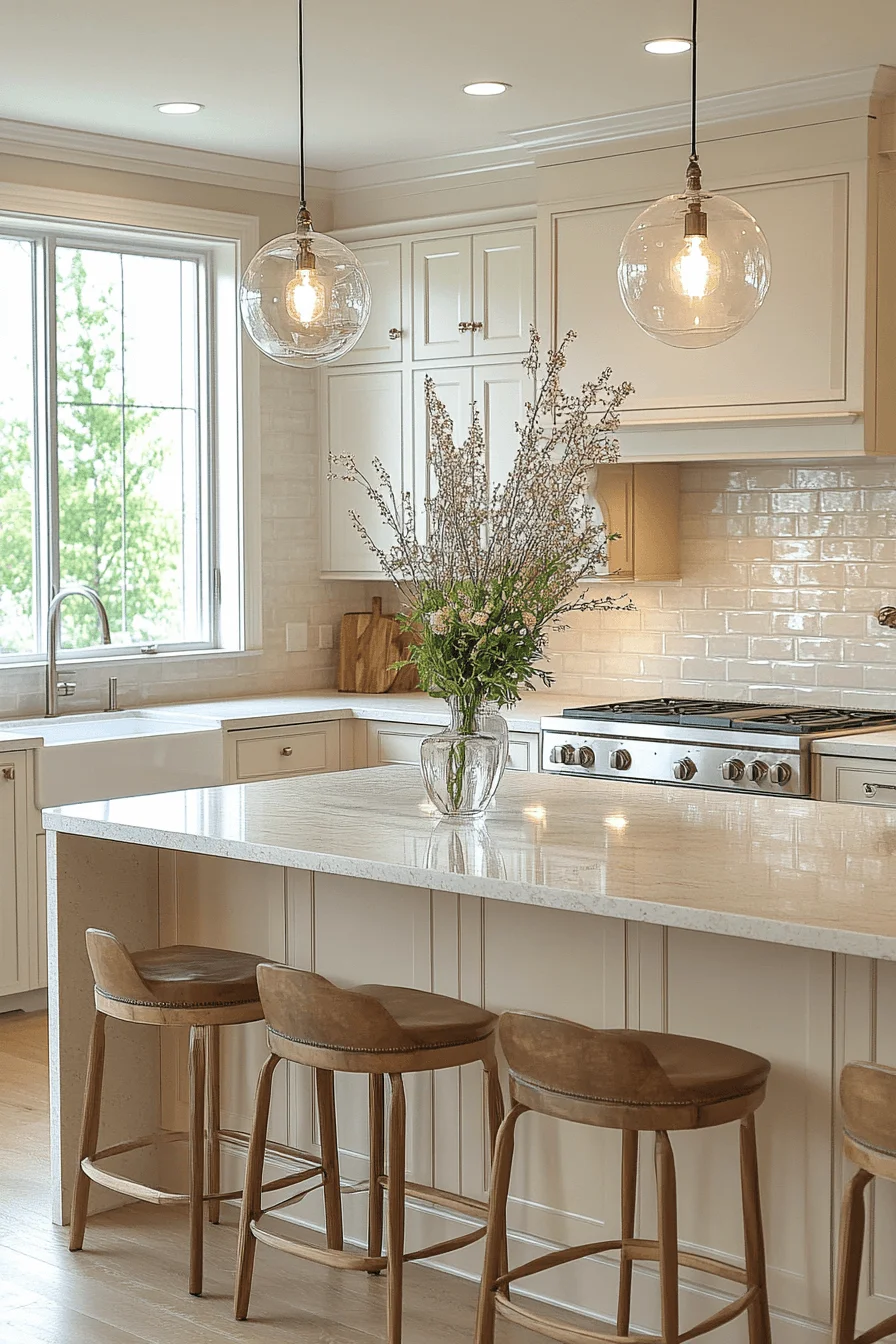 antique white kitchen cabinets