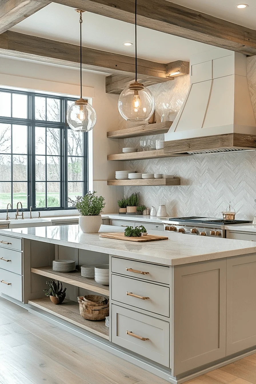 antique white kitchen cabinets