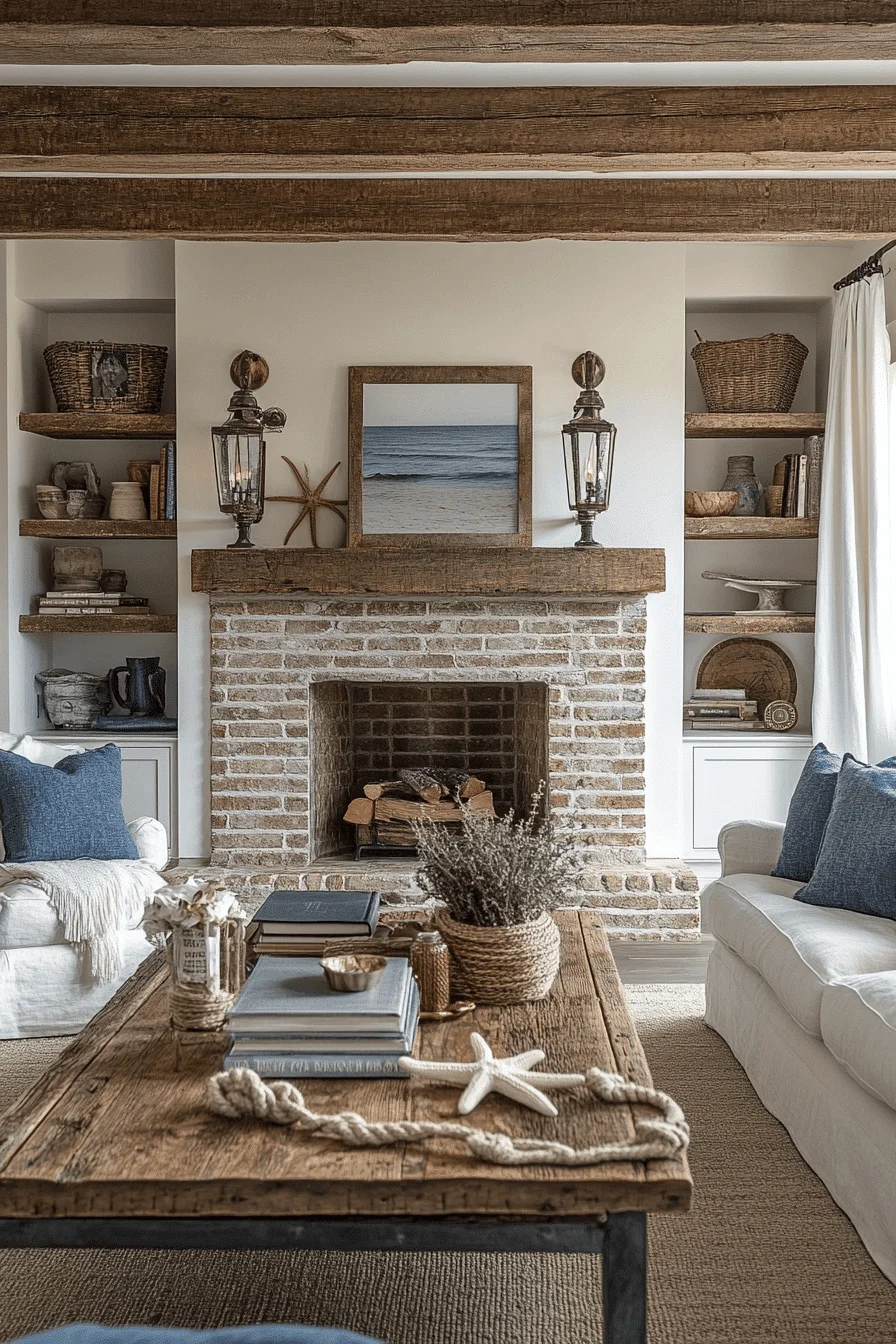 coastal farmhouse decor