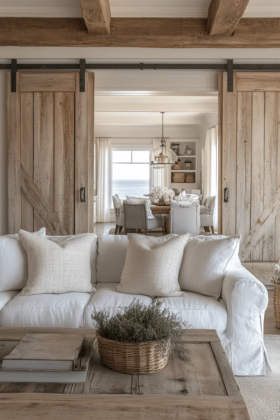coastal farmhouse decor