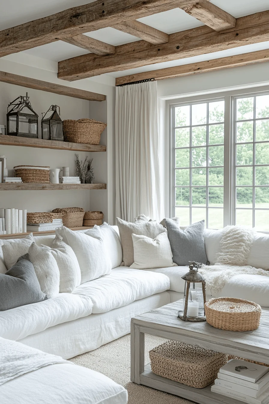 coastal farmhouse decor