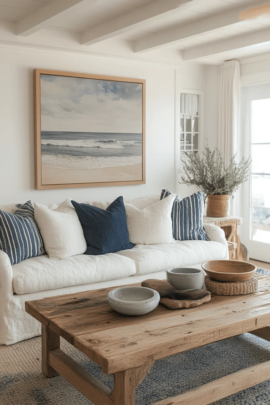 coastal farmhouse decor