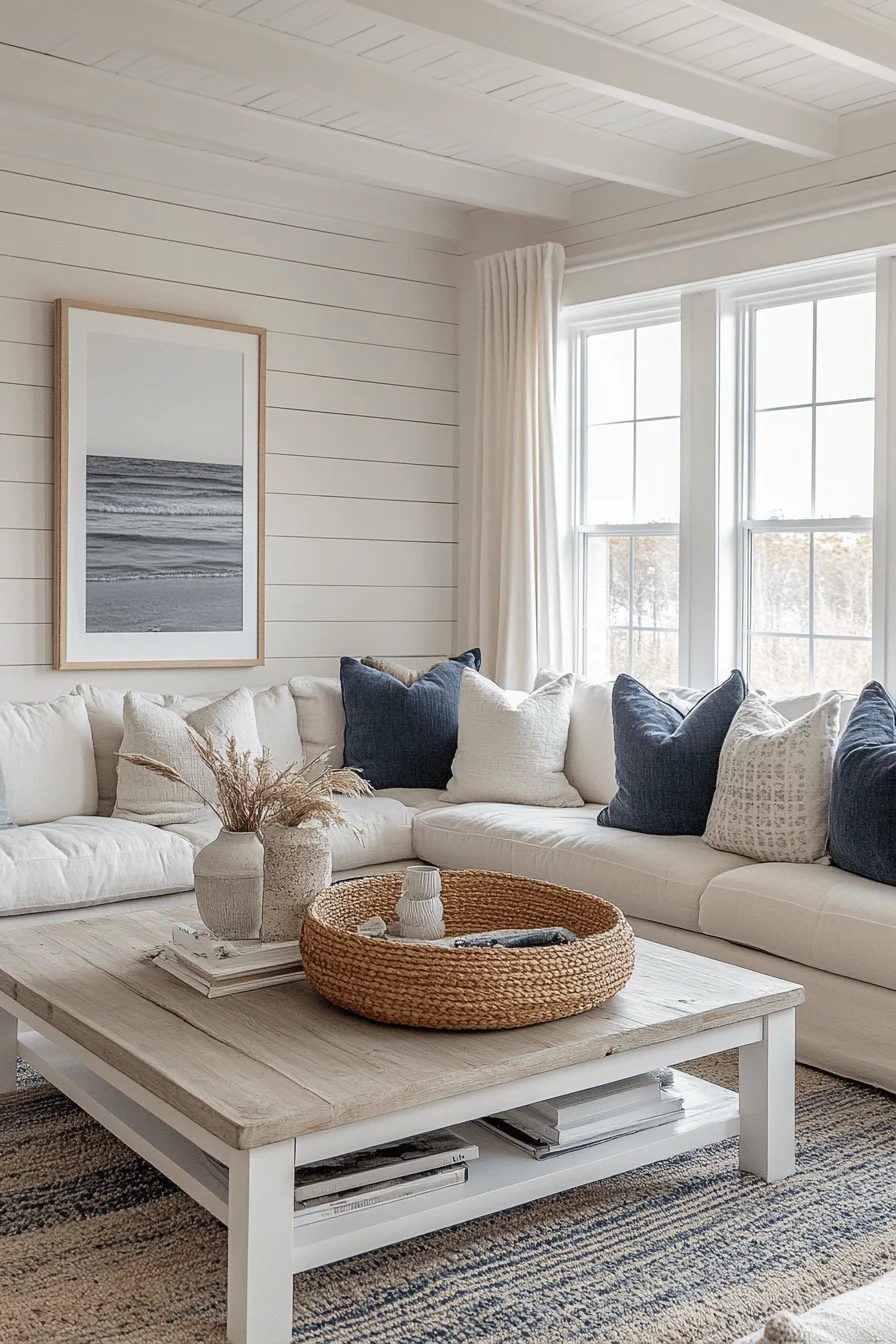 coastal farmhouse decor