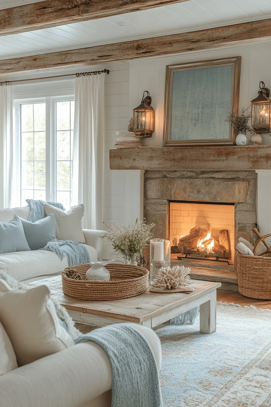 coastal farmhouse decor