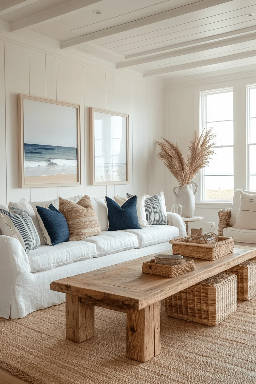 coastal farmhouse decor