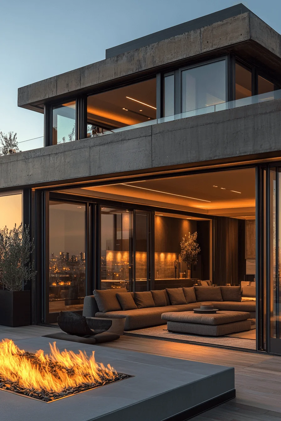 penthouse living room