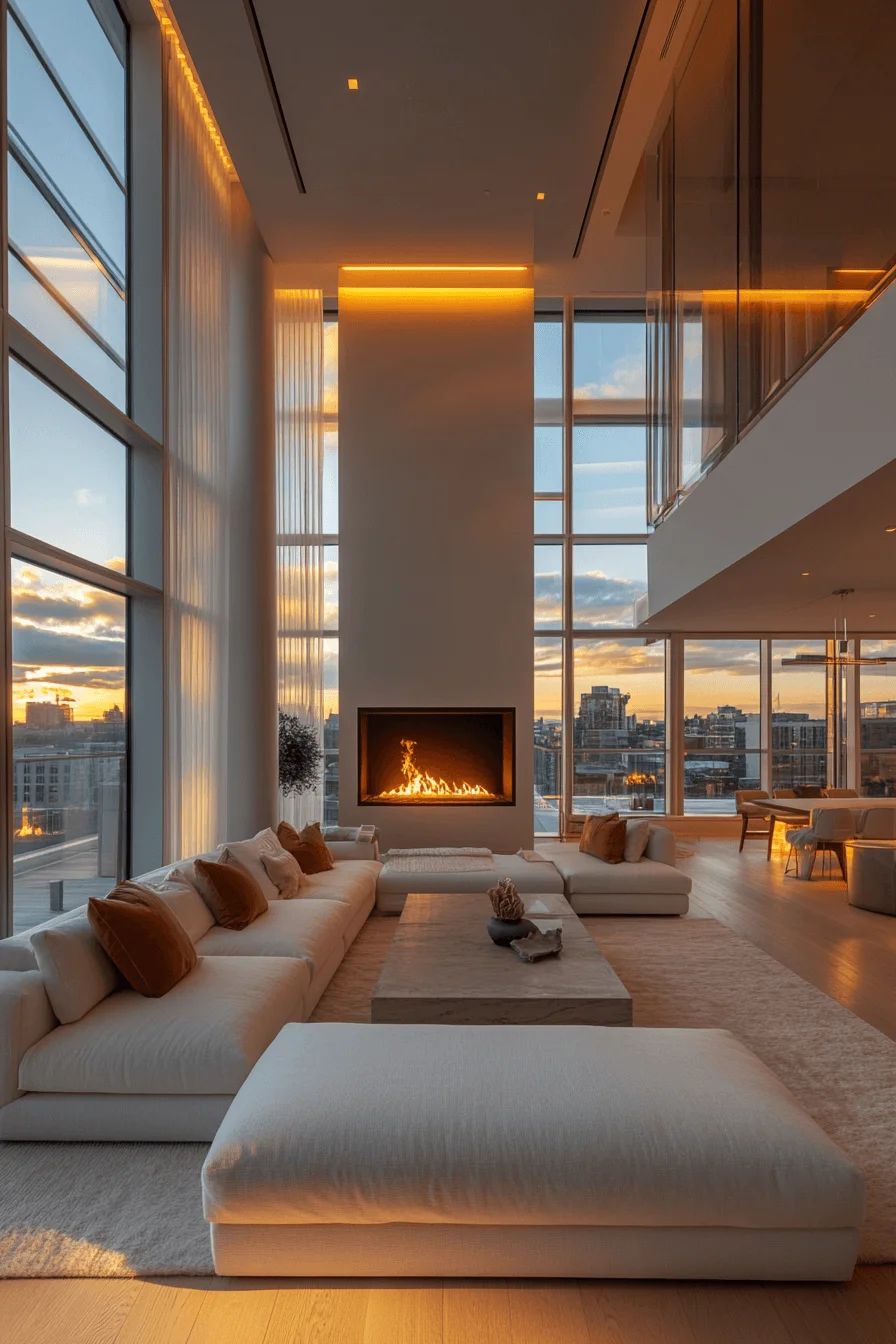 penthouse living room