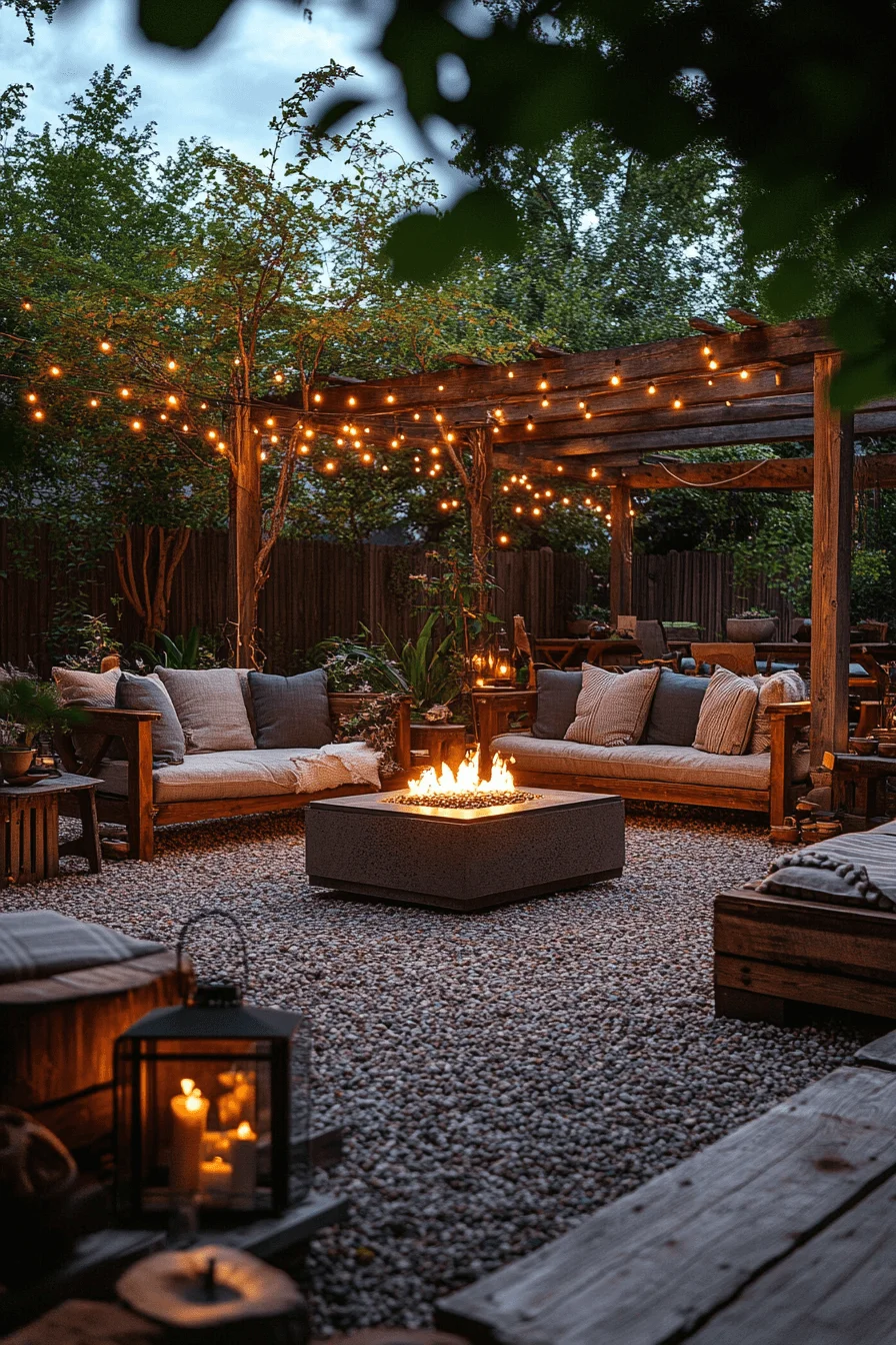 29 Backyard Fire Pit Ideas Lounge Areas For A Peaceful Glowing Escape backyard fire pit ideas lounge areas