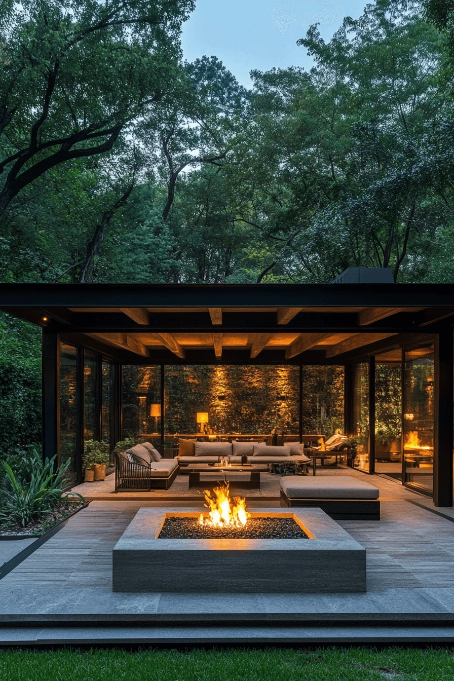 29 Backyard Fire Pit Ideas Lounge Areas For A Peaceful Glowing Escape backyard fire pit ideas lounge areas