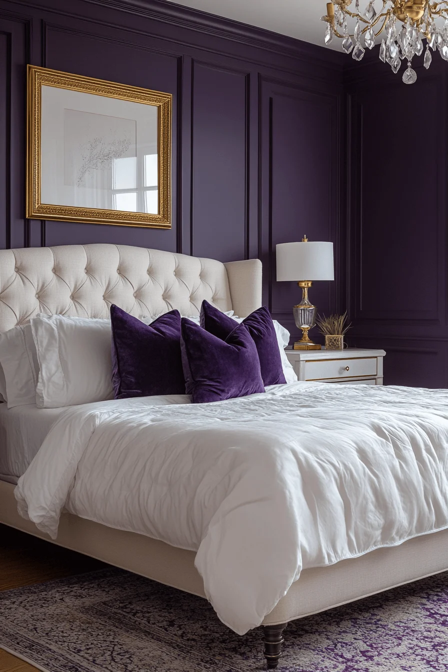 jewel tone bedroom