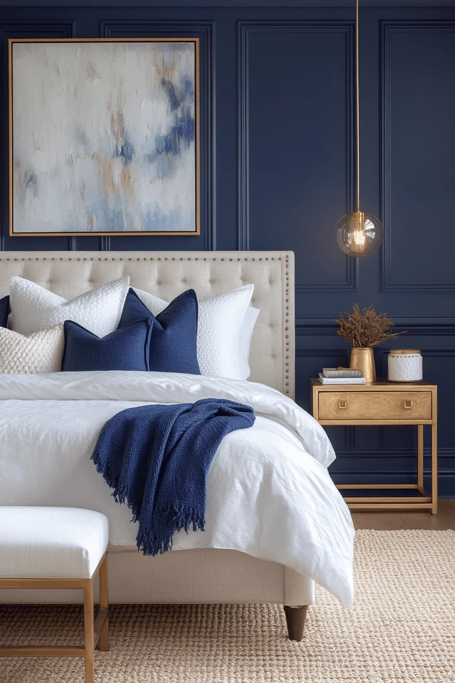 jewel tone bedroom