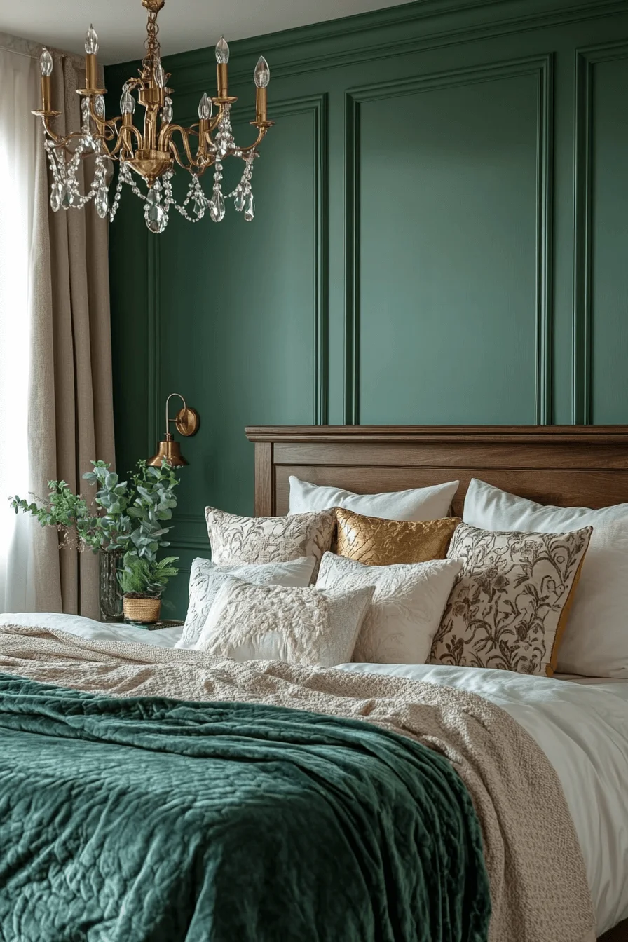 jewel tone bedroom