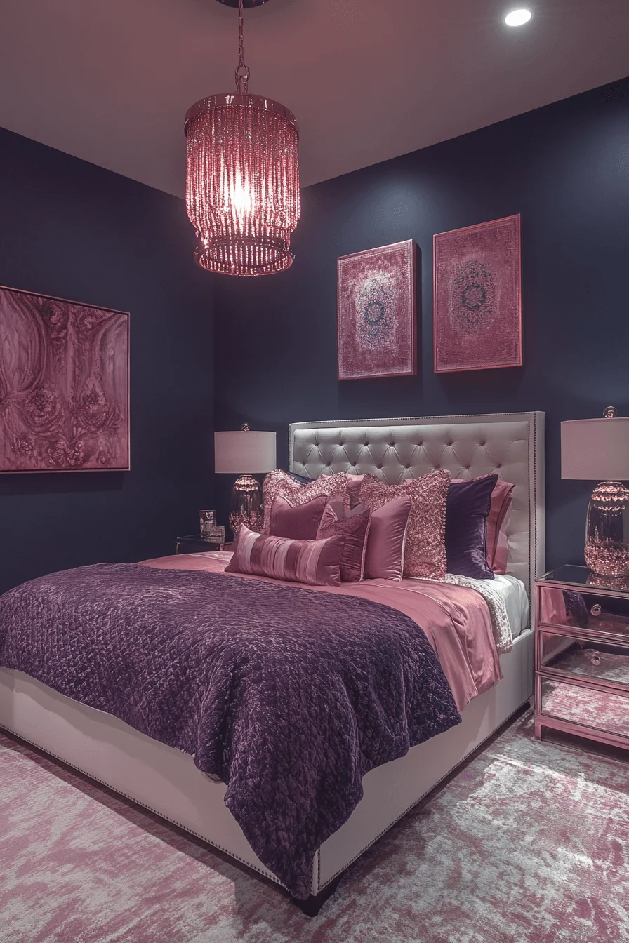 jewel tone bedroom