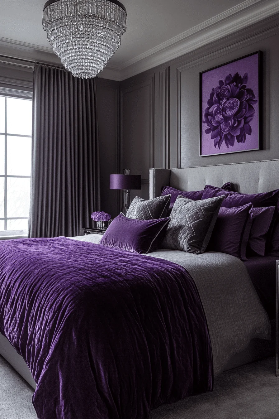 jewel tone bedroom