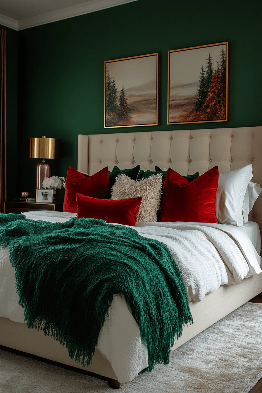 jewel tone bedroom