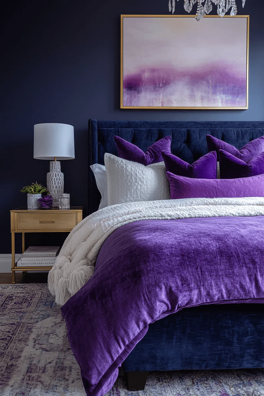 jewel tone bedroom