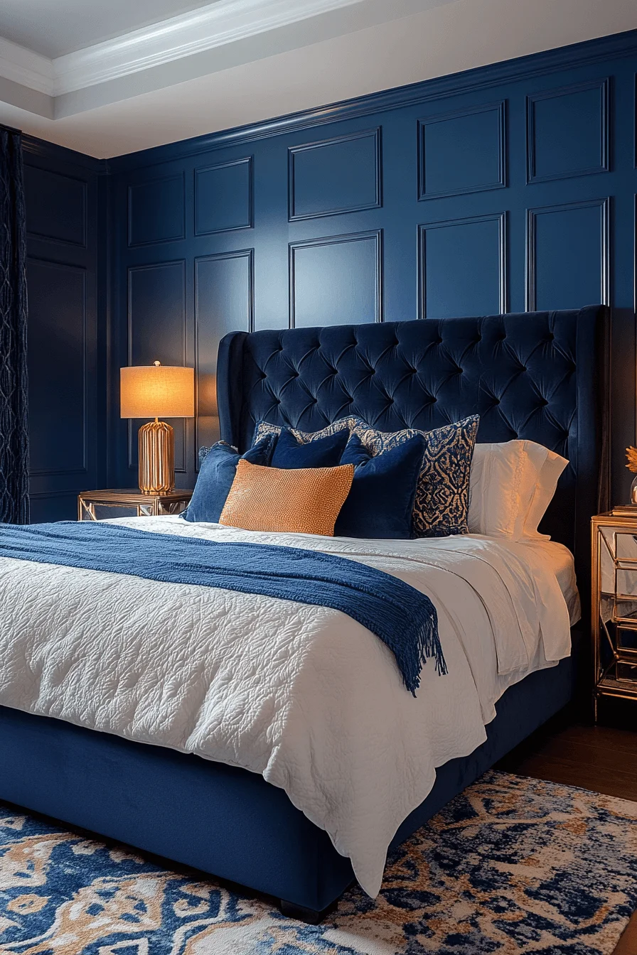 jewel tone bedroom