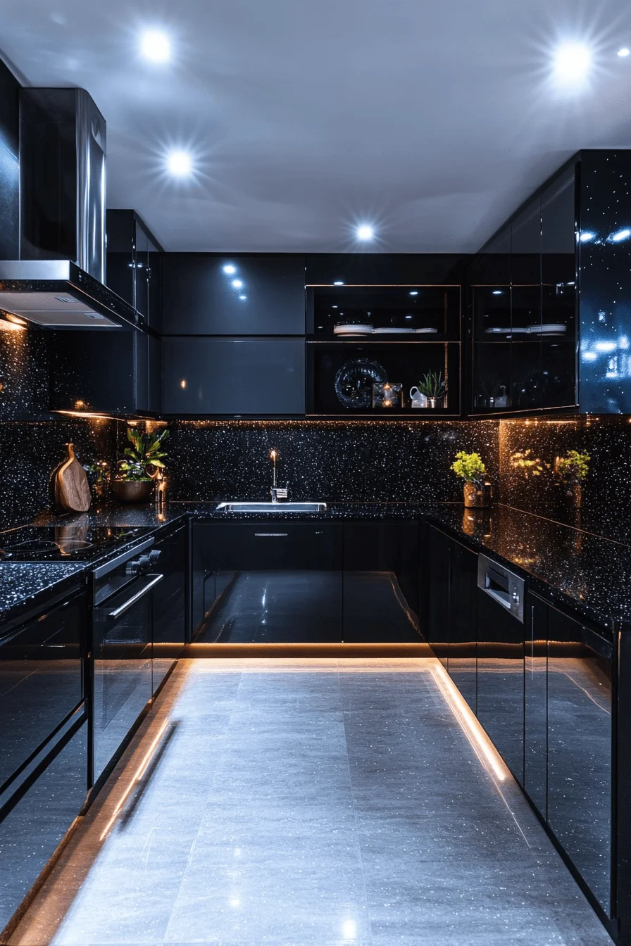 stone backsplash kitchen