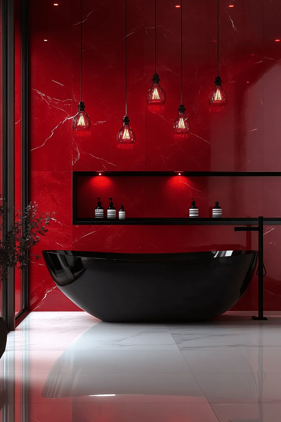 jewel tone bathroom
