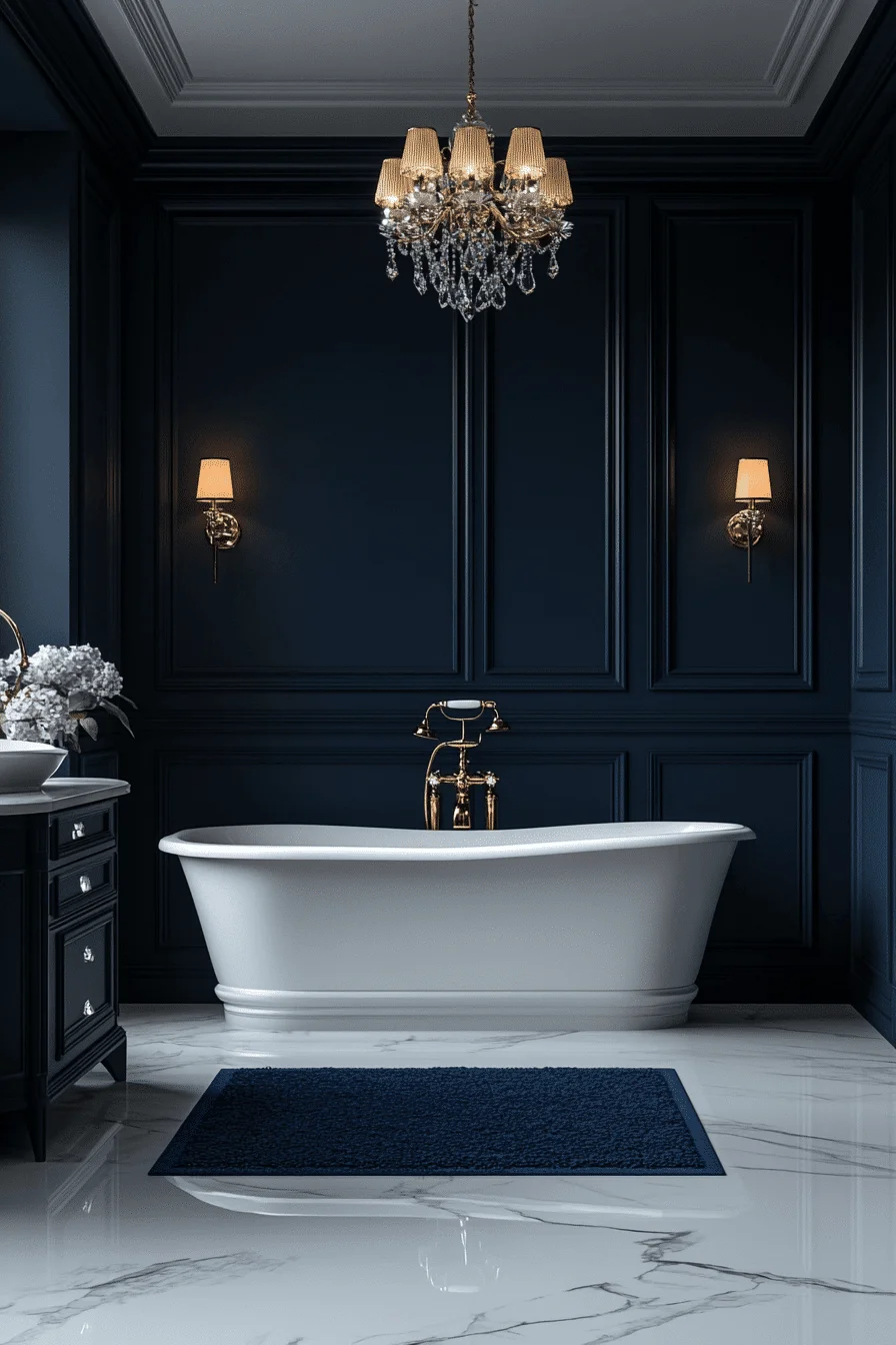jewel tone bathroom