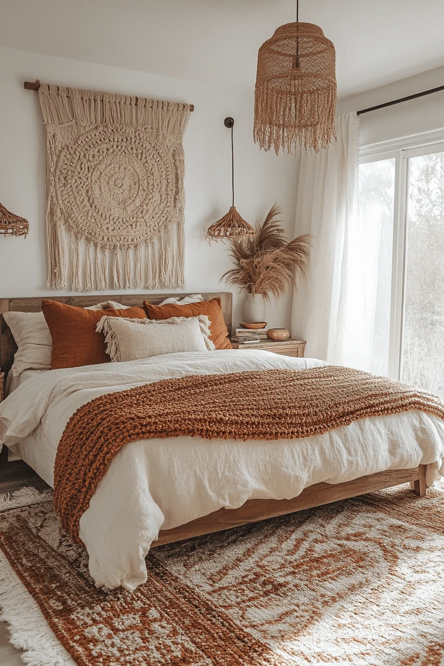 Terracotta Boho Bedroom Ideas
