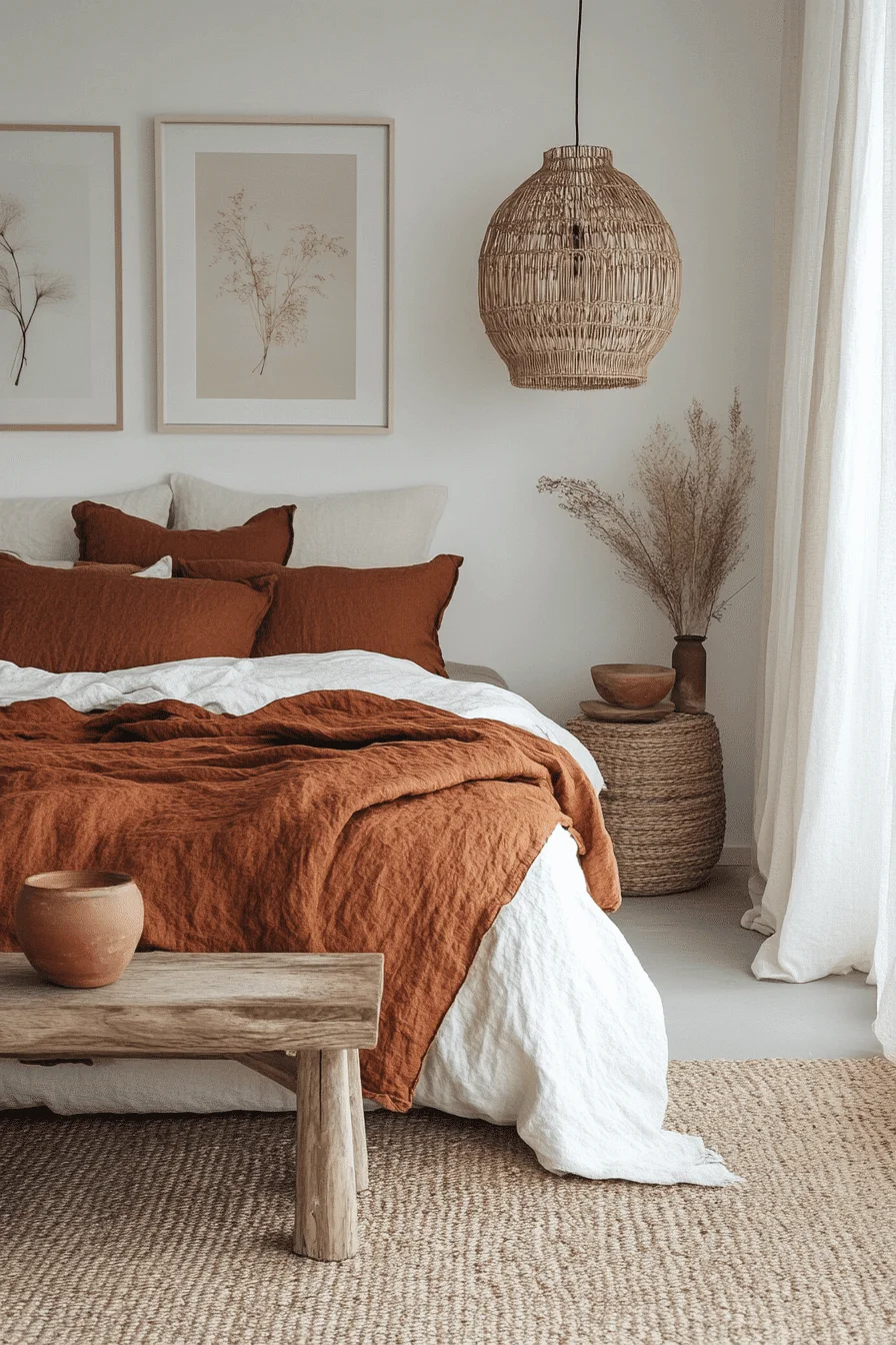 Terracotta Boho Bedroom Ideas