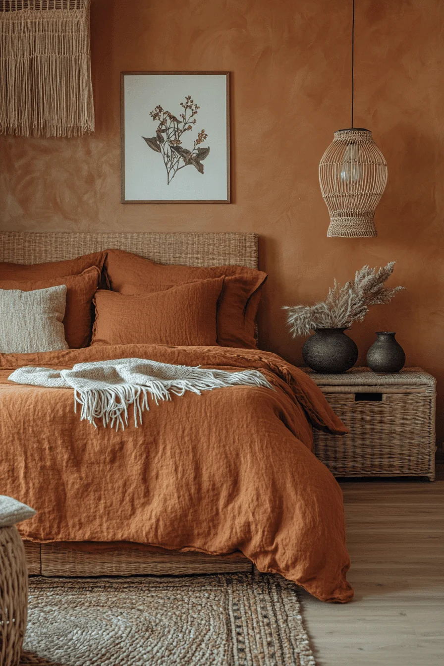 Terracotta Boho Bedroom Ideas