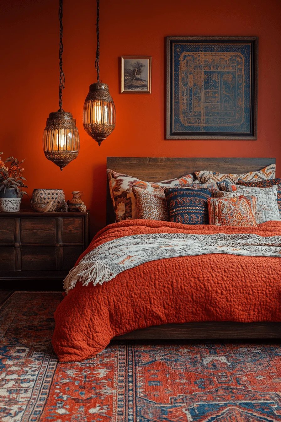 Terracotta Boho Bedroom Ideas