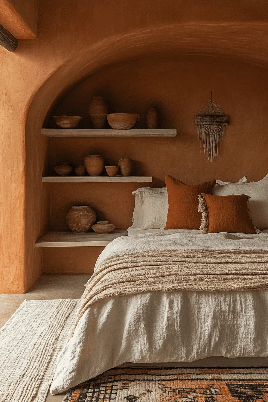 Terracotta Boho Bedroom Ideas