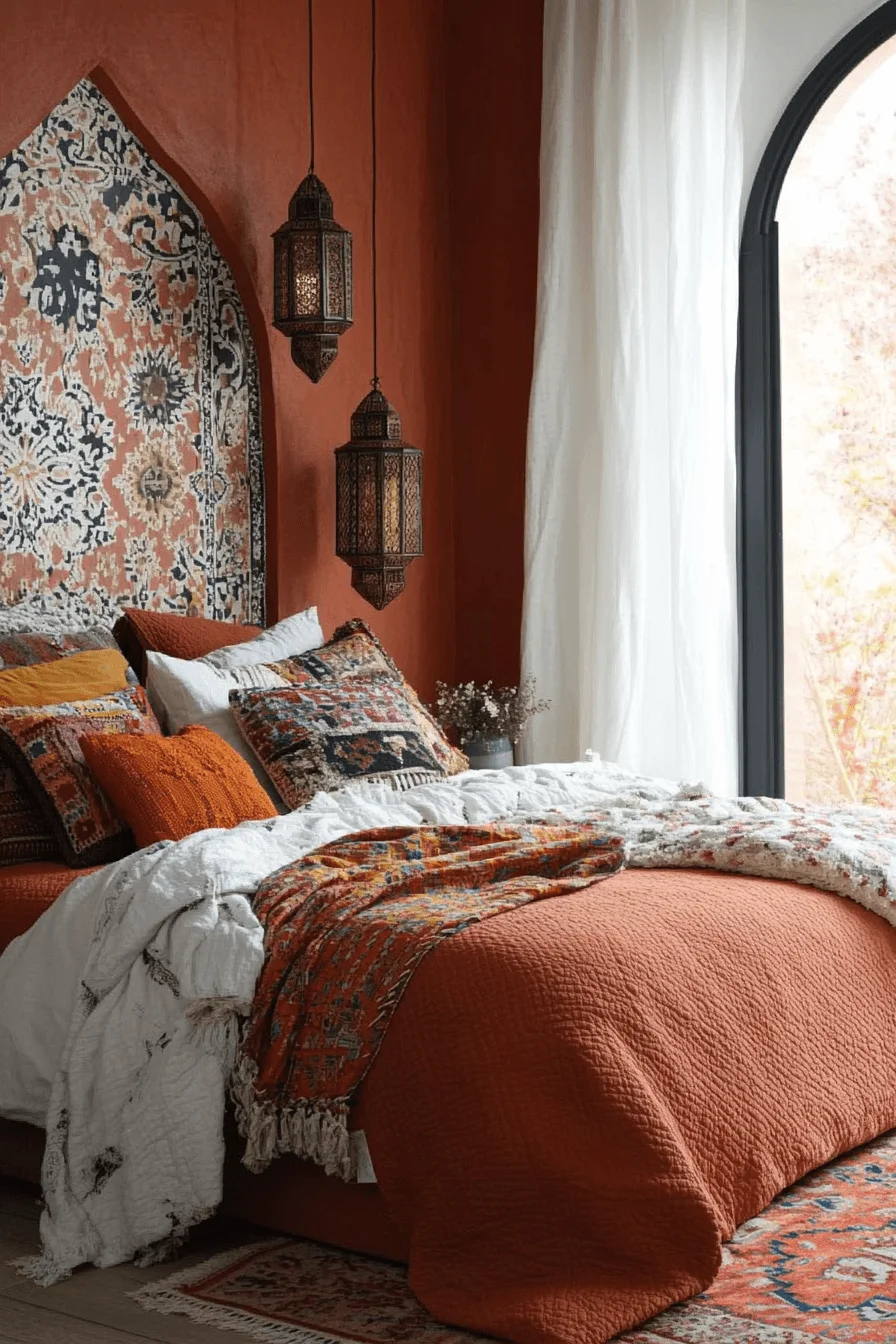Terracotta Boho Bedroom Ideas