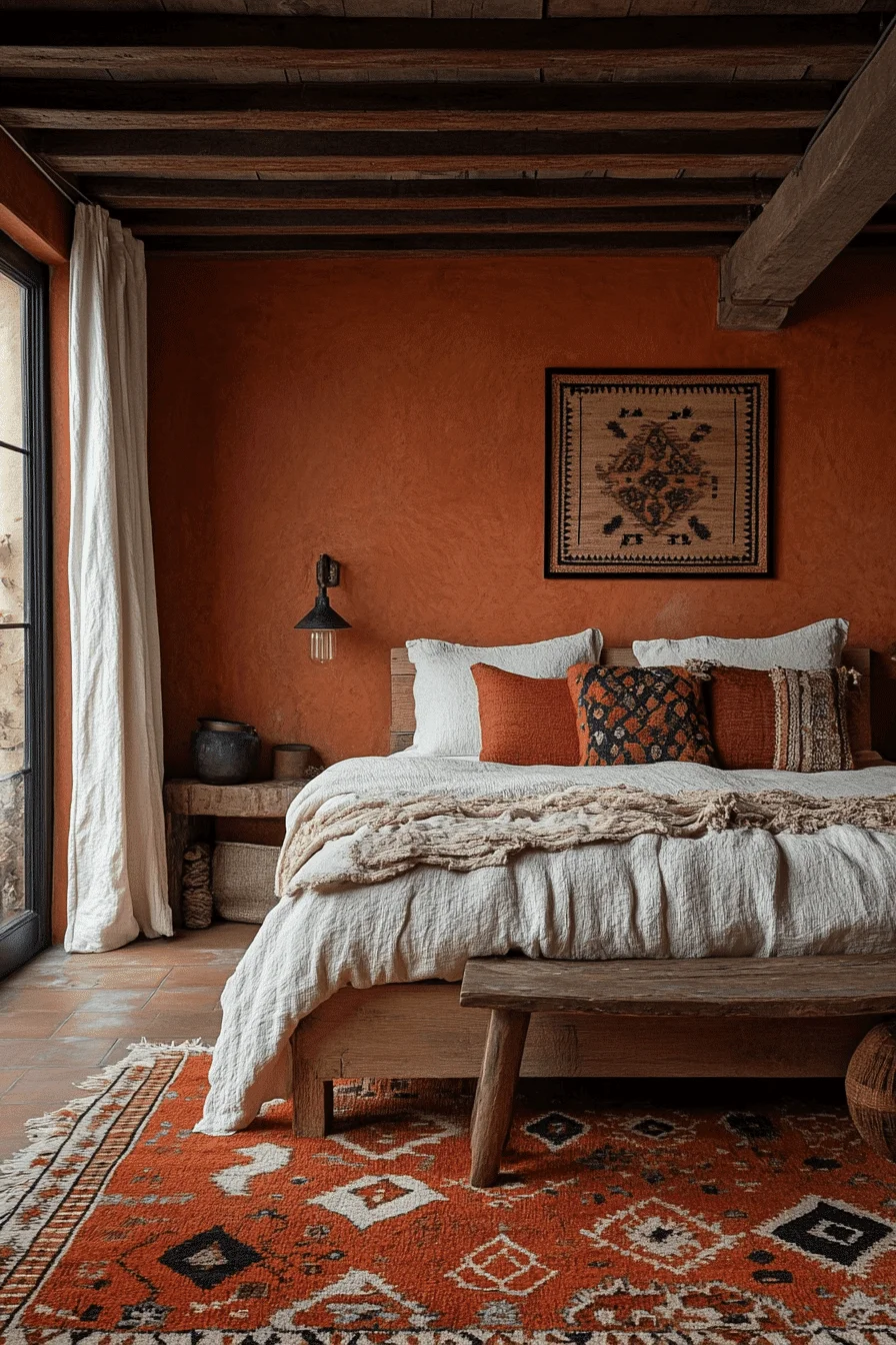 Terracotta Boho Bedroom Ideas