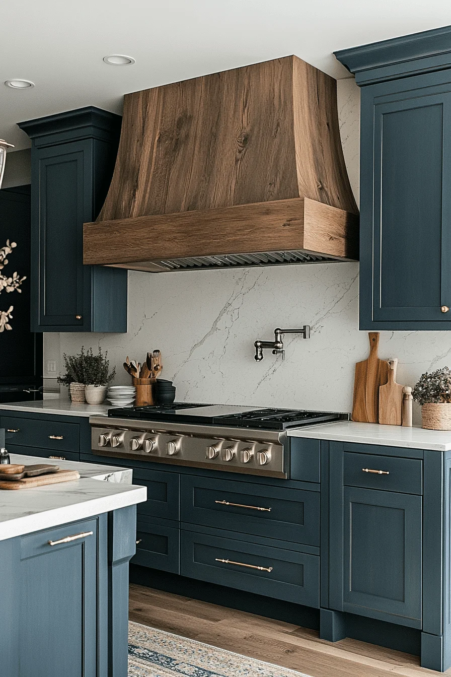 Blue Green Kitchen Cabinets