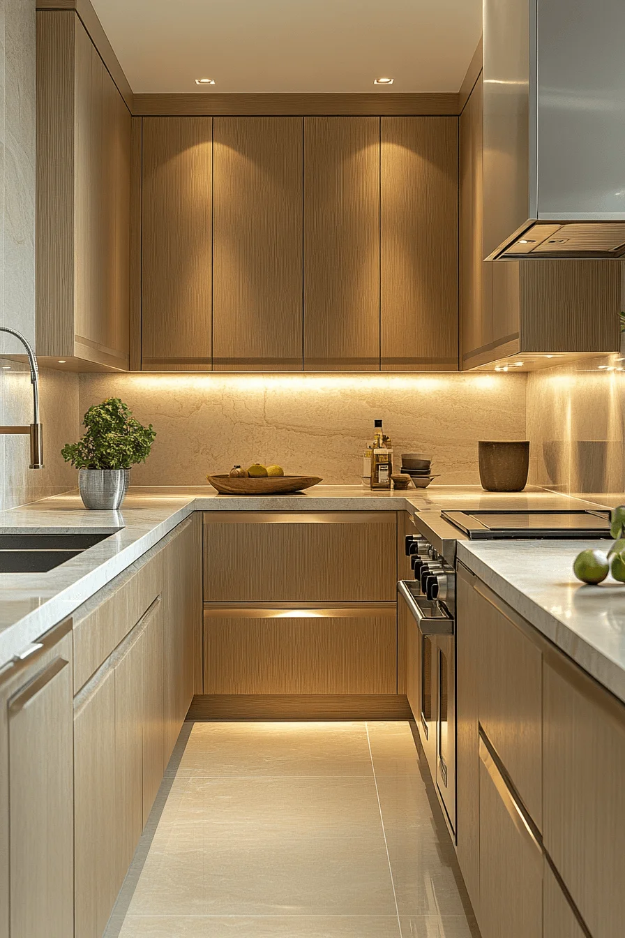 slim kitchen cabinets