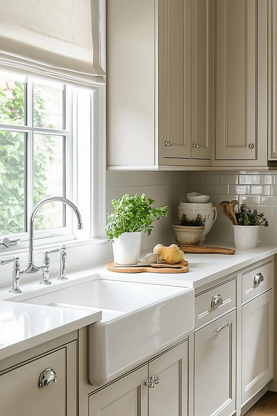 light colors in kitchen design