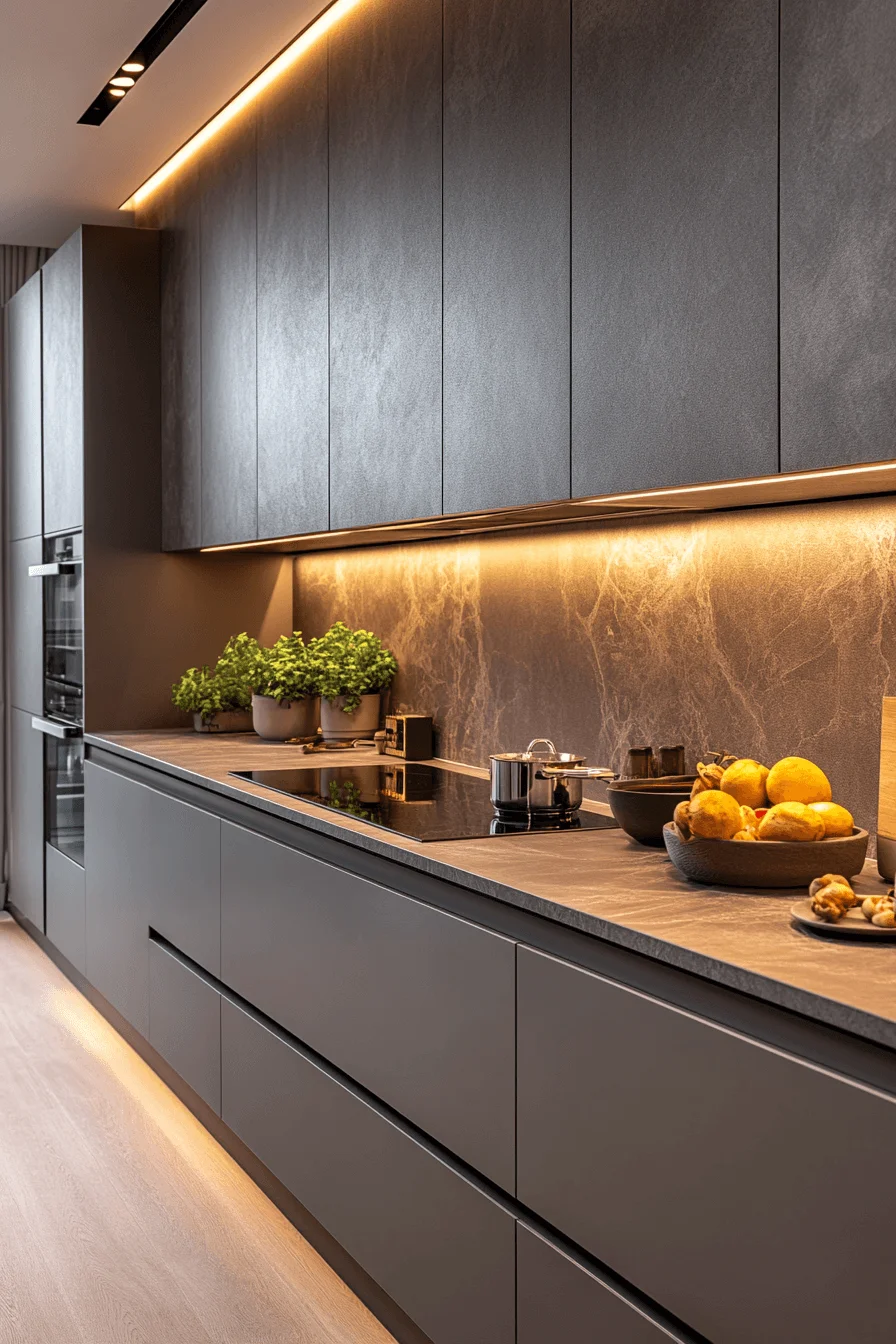 hidden cabinet handles