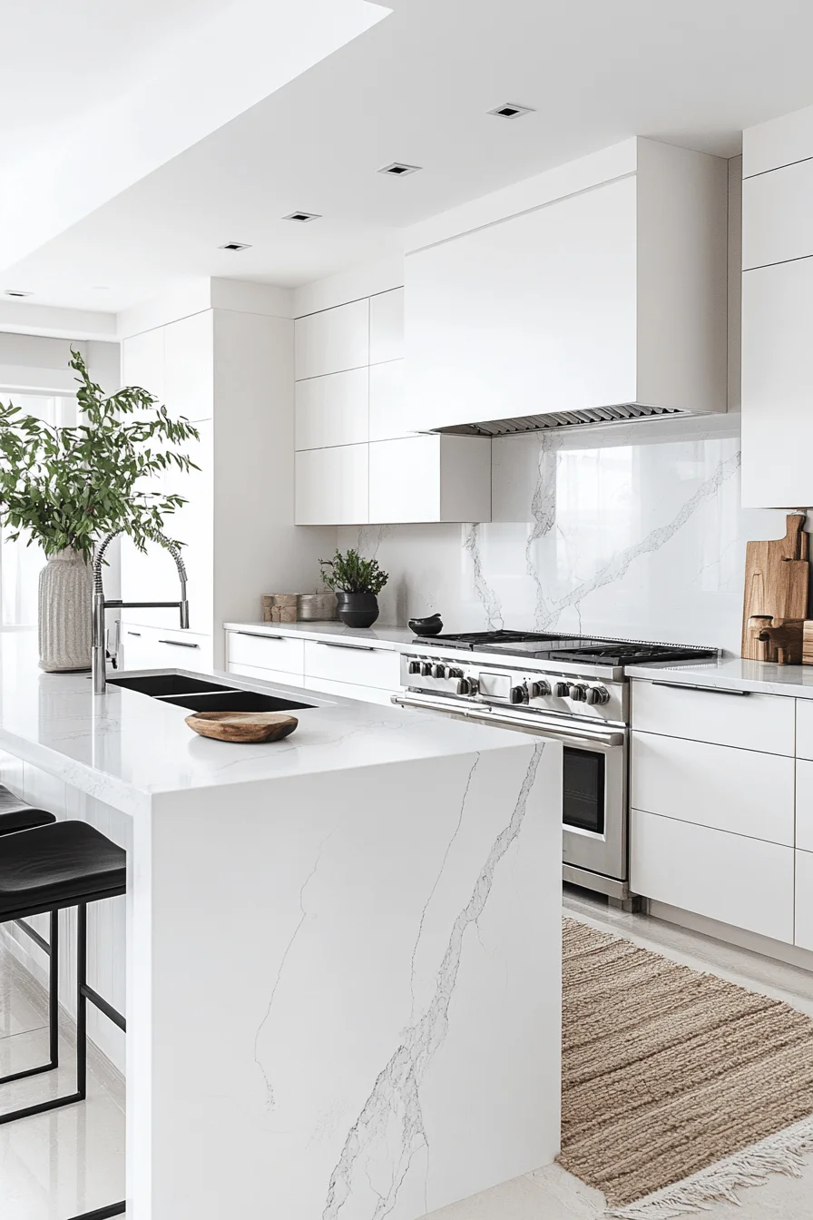 clean lines kitchen design