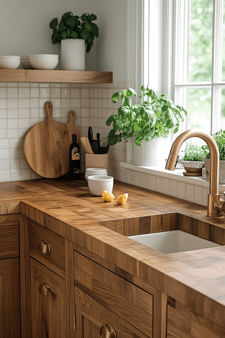 tiny cottage kitchen