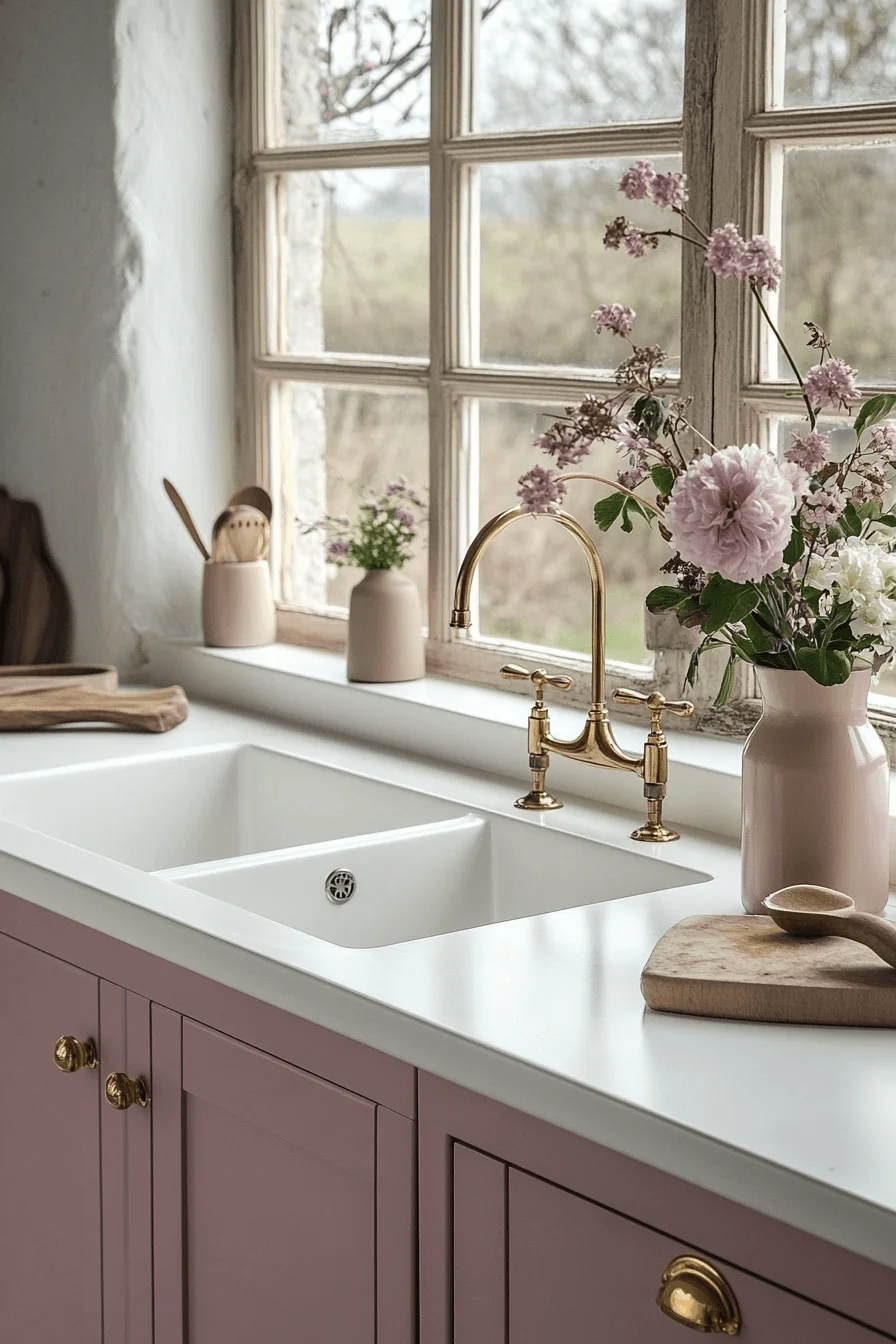 tiny cottage kitchen