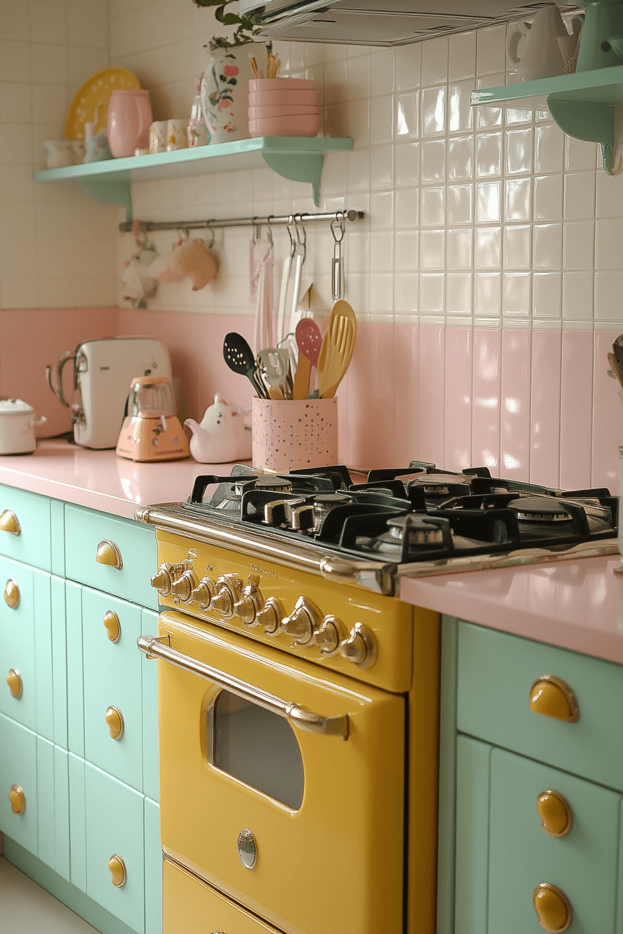 dopamine decor kitchen