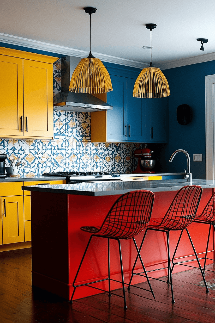 dopamine decor kitchen